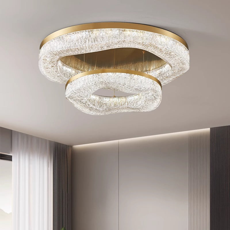 Light luxury brass ceiling lamp