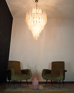 Huge Italian vintage Murano glass chandelier