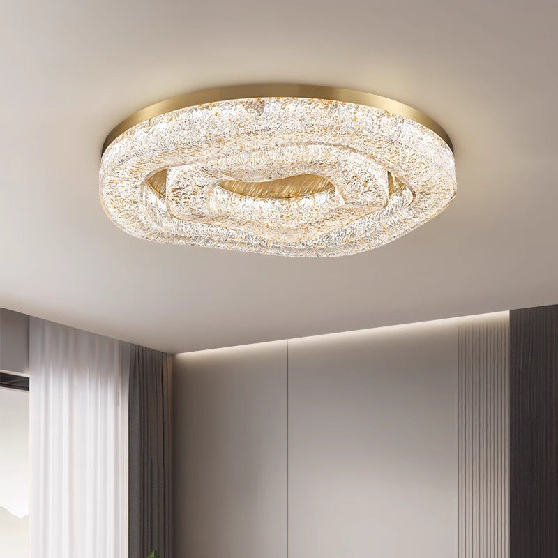 Light luxury brass ceiling lamp