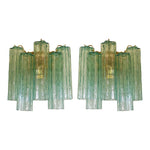 Murano Glass Tube Wall Sconces