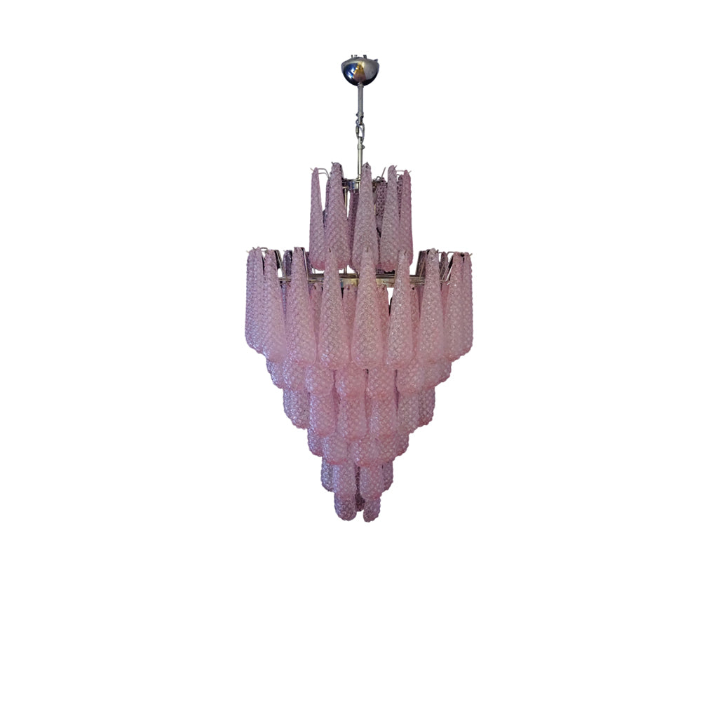 Huge Italian vintage Murano glass chandelier