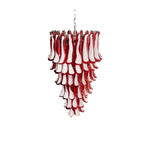 Italian exquisite Murano slender chandelier