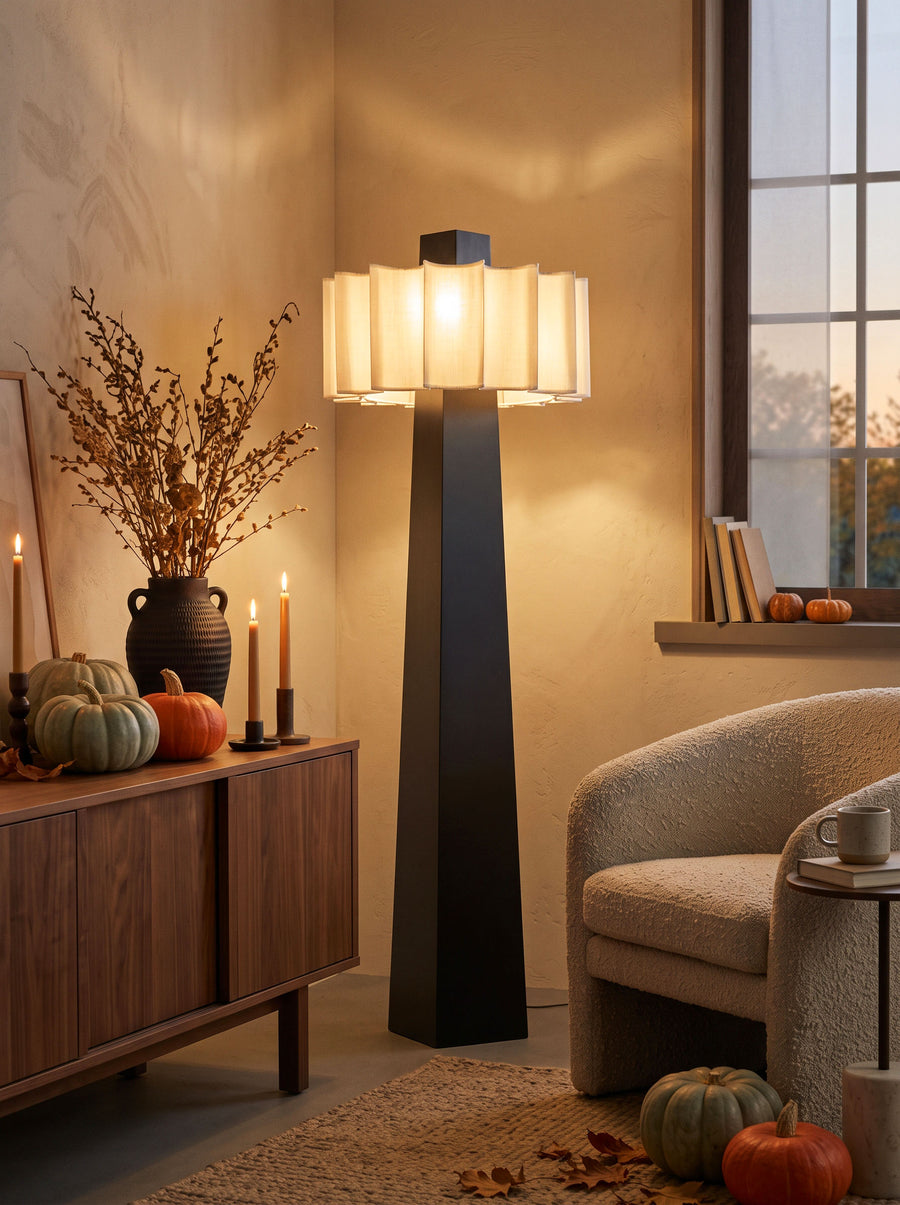 Geometric Column Floor Lamp